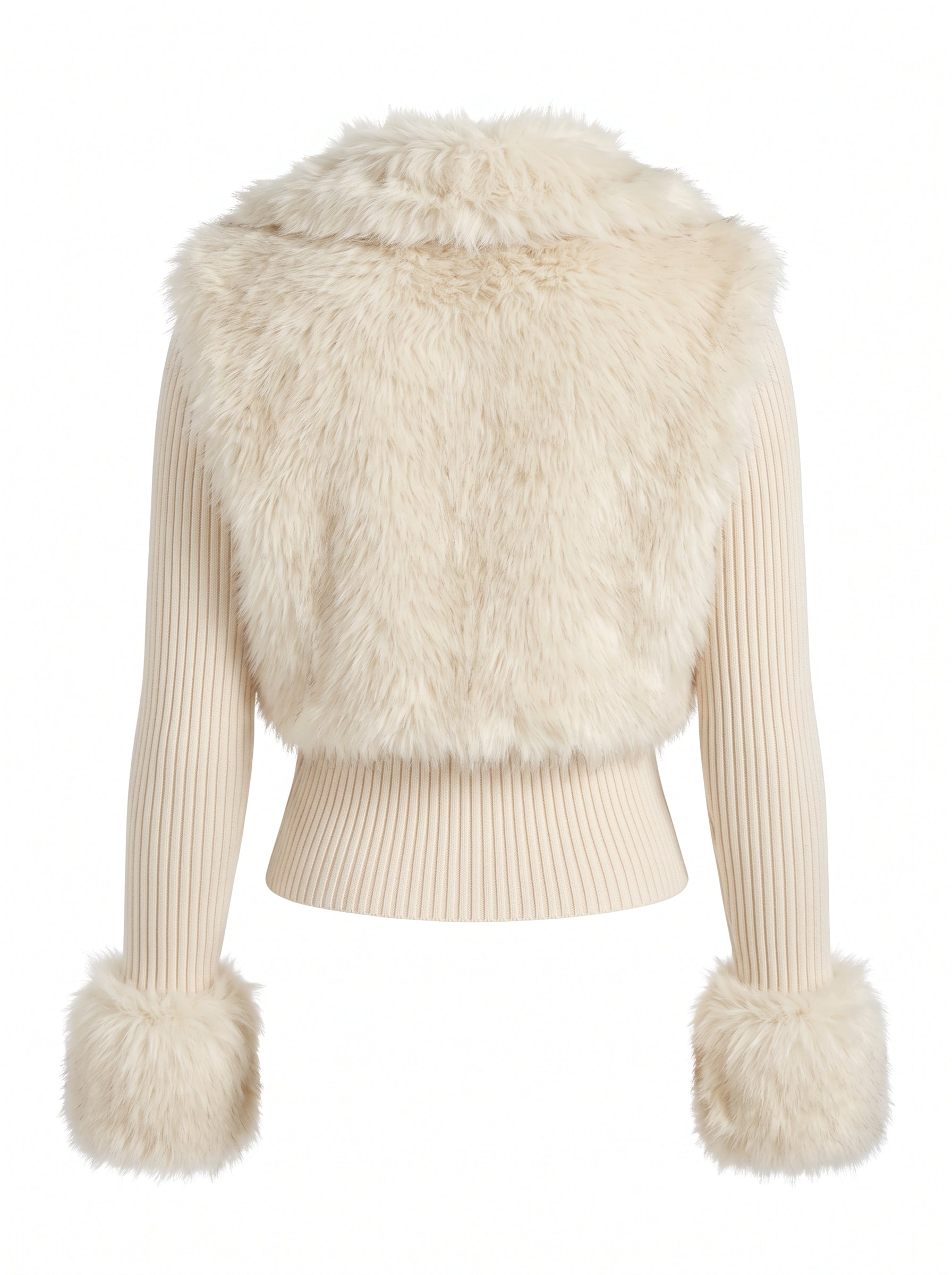 IVY - FELLKRAGEN STRICKJACKE