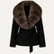 HAZEL - CAPPOTTO CON COLLO DI PELLICCIA